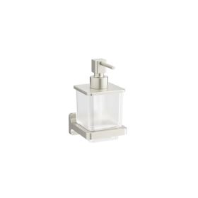 Crosswater Rotar Soap Dispenser-Brushed Stainless Steel