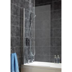 Saneux AGUA MAISON square & hinged bath screen 141 x 78cm