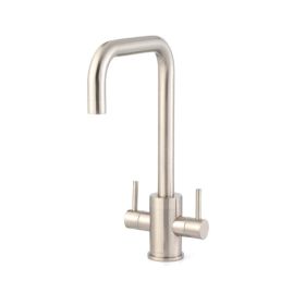 Clearwater Savita U Spout Kitchen mixer Tap Brushed Nickel