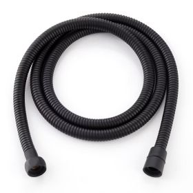 Saneux 1.5m stainless steel shower hose - Matt Black