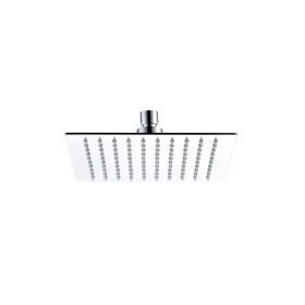 Just Taps Glide Ultra-Thin Square Fixed Shower Head 200mm x 200mm - Chrome