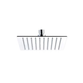 Just Taps Glide Ultra-Thin Square Fixed Shower Head 250mm x 250mm - Chrome