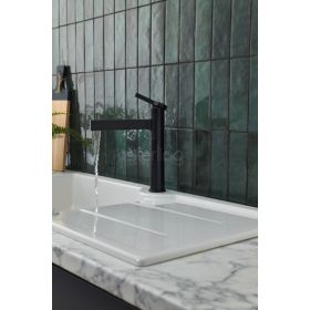 Clearwater Taku Top Lever Kitchen mixer Tap Matt Black