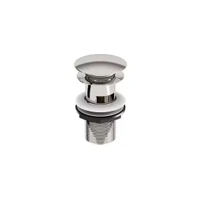 Tissino Alek Round basin push waste - 1 1/4" - with overflow