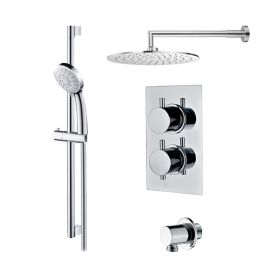Abacus Emotion Thermo Round - Round Overhead & Round Hand Showerl