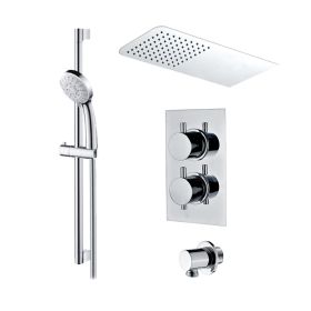 Abacus Emotion Thermo Round - Rectangle Head & Round Hand Shower