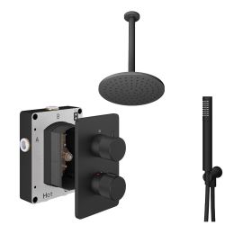 Abacus Shower Pack 4 - Iso Pro - Matt Black