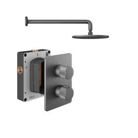 Abacus Shower Pack 1 - Iso Pro - Matt Anthracite