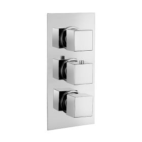 Abacus Emotion Square Thermo Shower Mixer (3 Outlet)