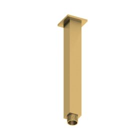 Abacus Emotion Square Fixed Ceiling Arm 250mm Brushed Brass Effect
