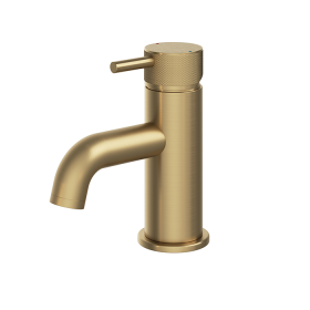 Abacus ISO PRO Mini Mono Basin Mixer Brushed Brass