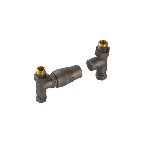 Tissino Hugo Straight Valves including Thermostatic Head - Arabica