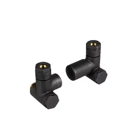Tissino Dual Fuel Valves - Wall Plumbing Connection Anthracite