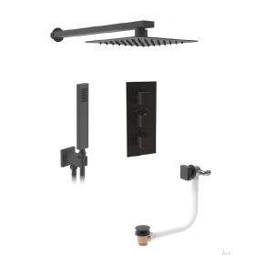 Saneux TOOGA 3 way shower kit -  Matt Black