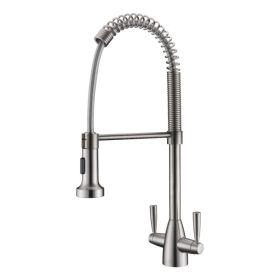Clearwater Tutti Professional Kitchen mixer Tap Brushed Nickel