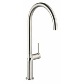 Abode Tubist Single Lever Kitchen mixer Tap Brushed Nickel