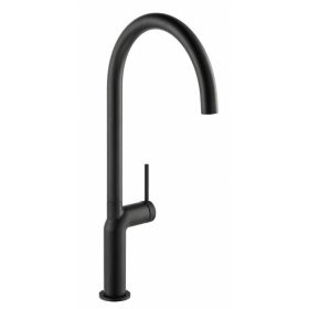 Abode Tubist Single Lever Kitchen mixer Tap Matt Black