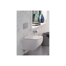 Crosswater Infinity Thin Soft Close Toilet Seat - 348mm x 460mm - White