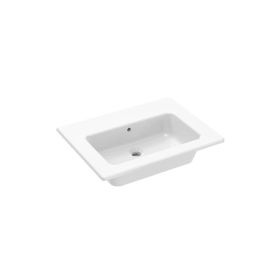 Saneux UNI 60x47cm washbasin 0TH - Gloss White