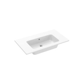 Saneux UNI 80x47cm washbasin 0TH - Gloss White