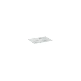 Saneux UNI 50cm countertop - Matt Carrara White - 12mm - Slim depth (36cm)