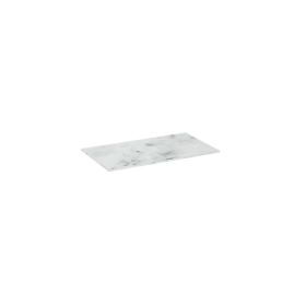 Saneux UNI 80cm countertop - Matt Carrara White - 12mm