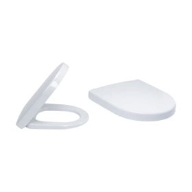 Abacus Simple Compact Toilet Seat White