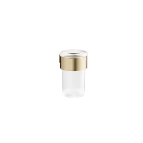 Crosswater Velo Round Tumbler Holder-Brushed Brass