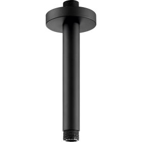 Just Taps VOS Ceiling Mounted Shower Arm 150mm-Matt Black