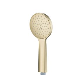 Just Taps Vos Round Shower Handle-256mm-Brushed Brass