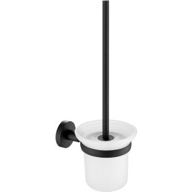 Just Taps VOS Toilet Brush and Holder-Matt Black