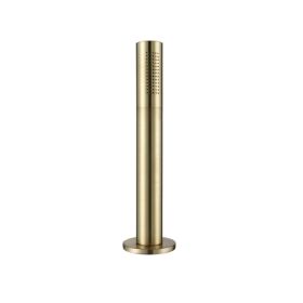 Just Taps Vos Pullout Shower Handle with Overflow Waste Drainer-Brushed Brass 