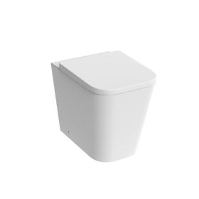 Saneux MATTEO back to wall WC pan - rimless - Gloss White