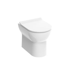 Saneux AIR back to wall WC pan & seat pack - rimless - Gloss White