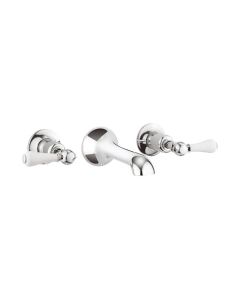 Crosswater Belgravia Lever Basin 3 Hole Set-Chrome