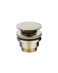 Crosswater Universal Basin Click Clack Waste Brushed Brass