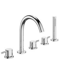 Crosswater MPRO 5 Hole Bath Set