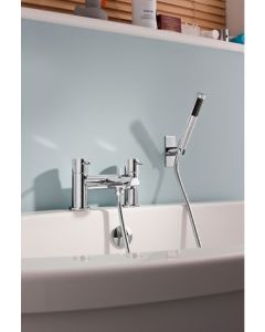 Crosswater Kai Lever Bath Shower Mixer with Kit- Deck Mounted