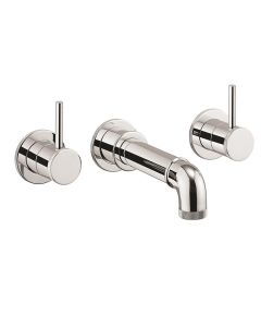 Crosswater MPRO Industrial Wall Stop Taps – Chrome