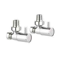 Crosswater Round Angled Valve – Chrome
