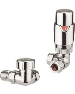 Crosswater Pier 15mm Corner Valve TRV – Chrome
