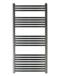 Just Taps VOS Radiator Brushed Black 1200 X 600