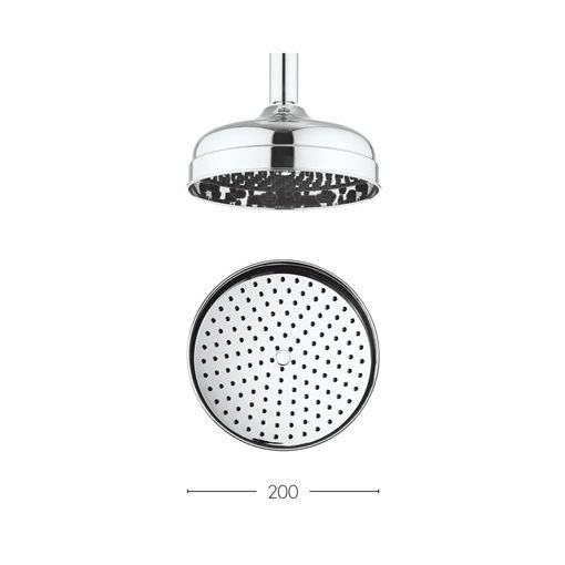 Crosswater Belgravia 200mm Easy Clean Showerhead