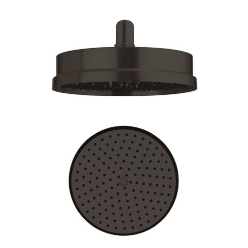 Crosswater MPRO Industrial Carbon Black Shower Head Ø200mm Easy Clean