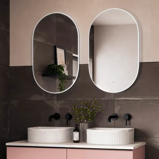 HiB Air LED Mirror H80 X W50cm Pill