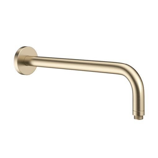 Crosswater 350mm Wall Mounted Shower Arm-Brushed Brass