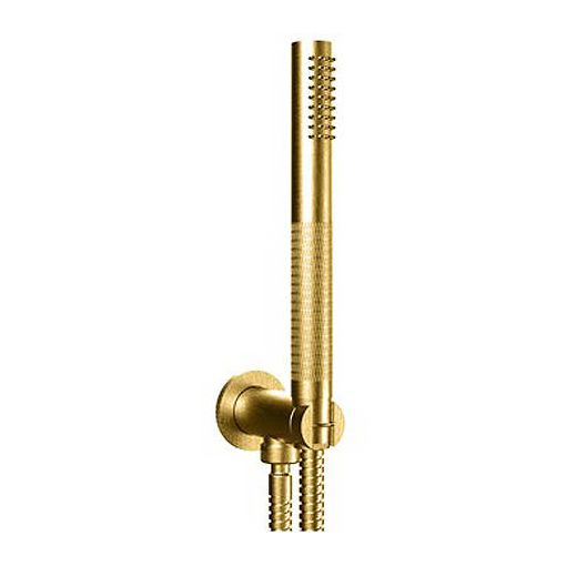 Crosswater UNION Wall Outlet & Handset Brushed Brass