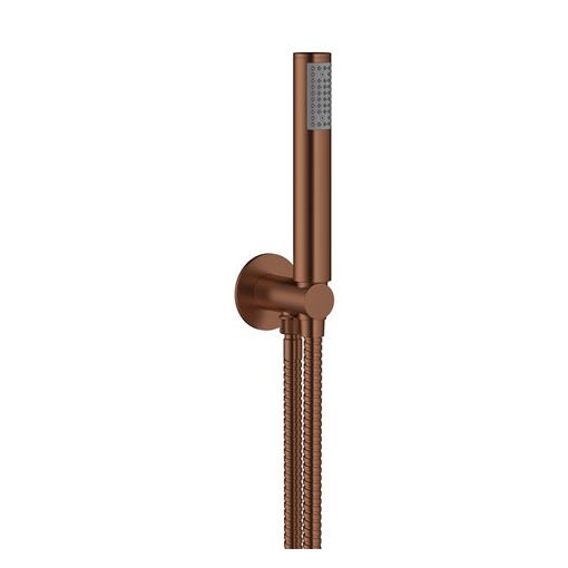 Crosswater MPRO Brushed Bronze Wall Outlet, Handset & Hose