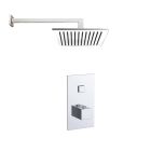 Just Taps Athena 1 Outlet Touch Thermostat with Overhead Shower