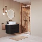 Crosswater Asura 8mm Infold Door Brushed Bronze